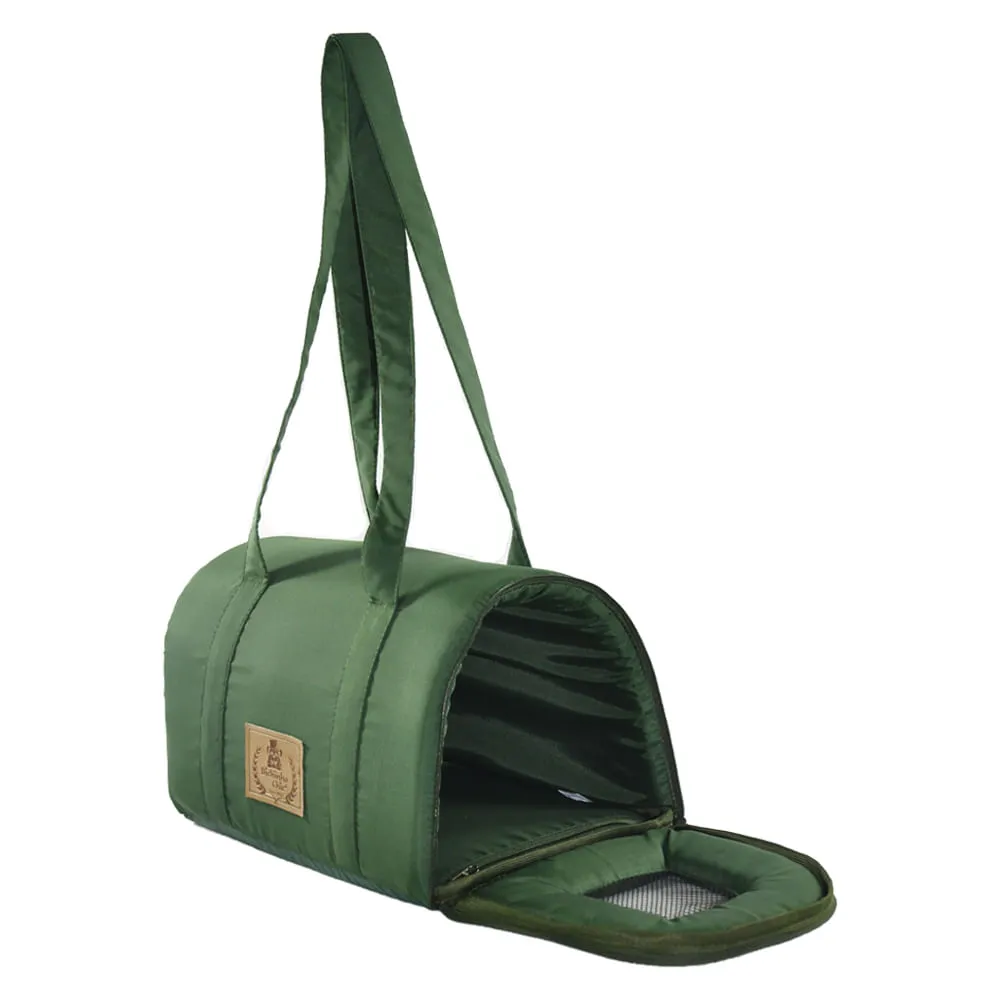 Bolsa de Transporte Luxo Bichinho Chic Verde — foto 2