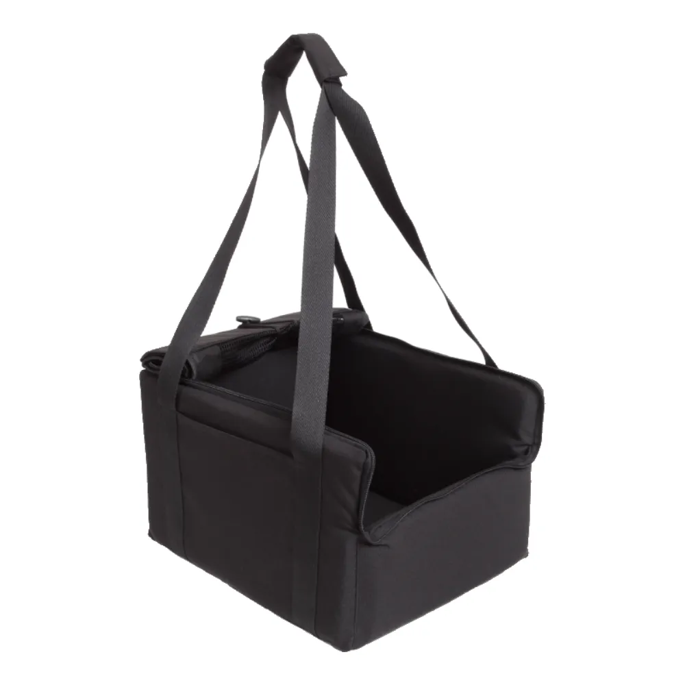 Bolsa de Transporte para Viagem Bichinho Chic Preta — foto 2