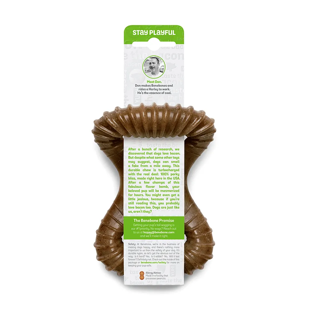 Brinquedo Benebone Dental Chew Bacon — foto 3