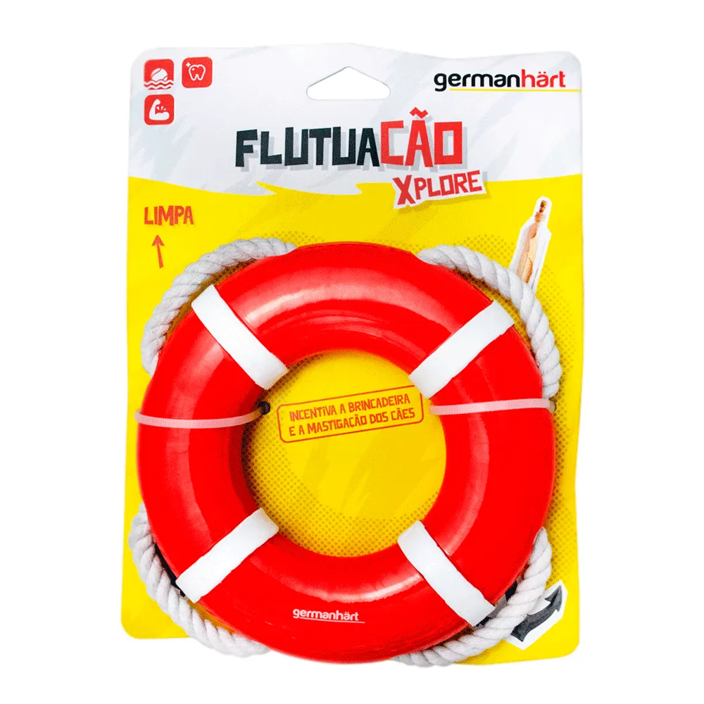 Brinquedo Boia Flutuação com Corda para Cães GermanHart — foto 2