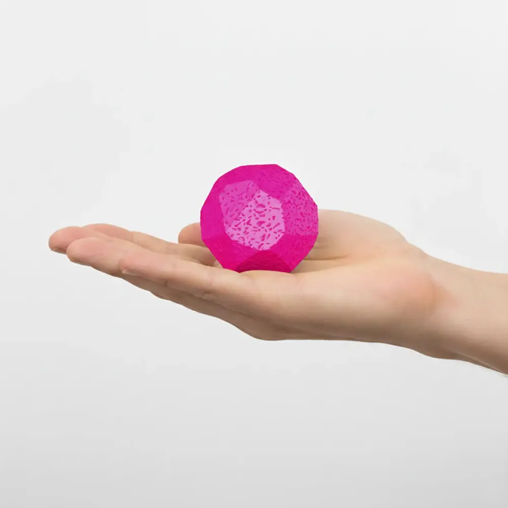 Brinquedo Bola Maciça Rocky Ball Stark Pet Rosa — foto 2