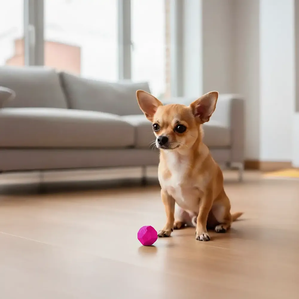 Brinquedo Bola Maciça Rocky Ball Stark Pet Rosa — foto 6