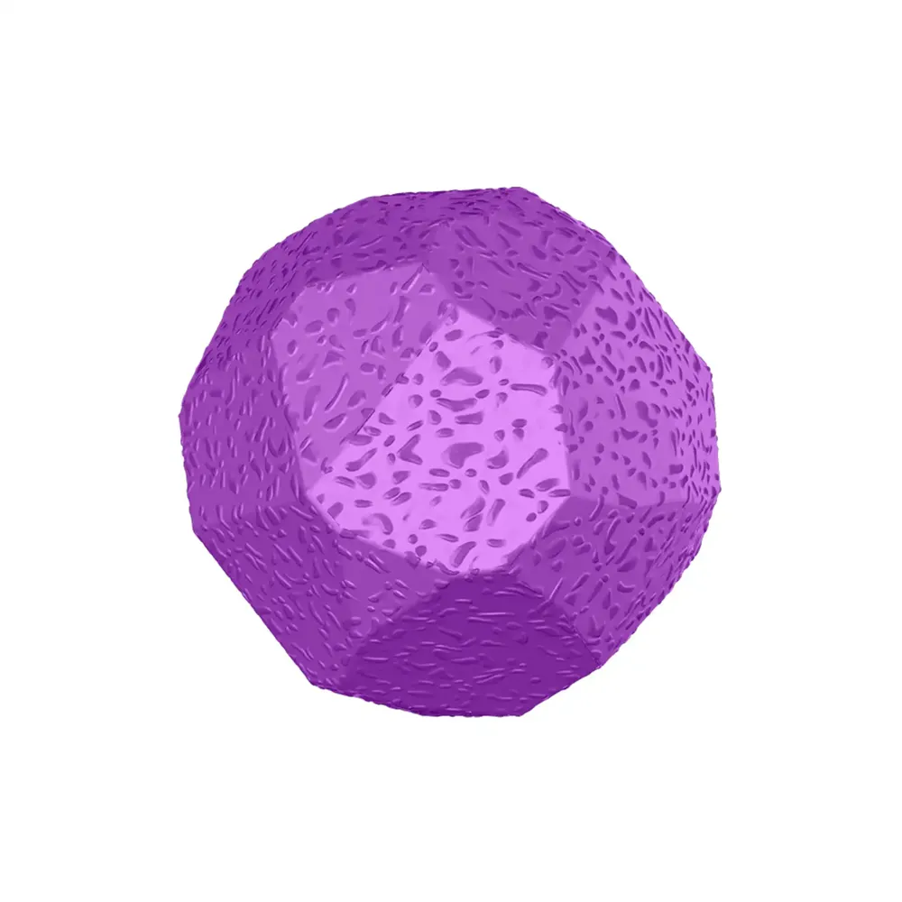 Brinquedo Bola Maciça Rocky Ball Stark Pet Roxo