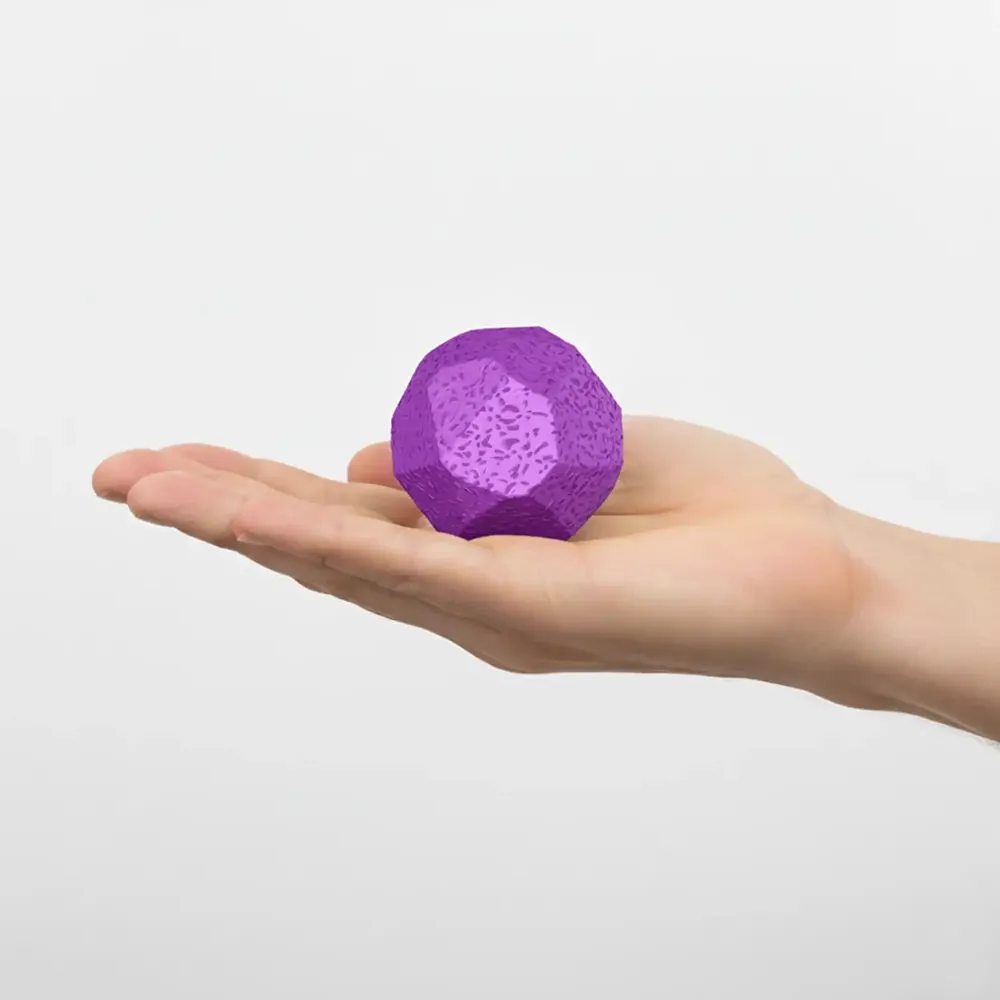 Brinquedo Bola Maciça Rocky Ball Stark Pet Roxo — foto 2