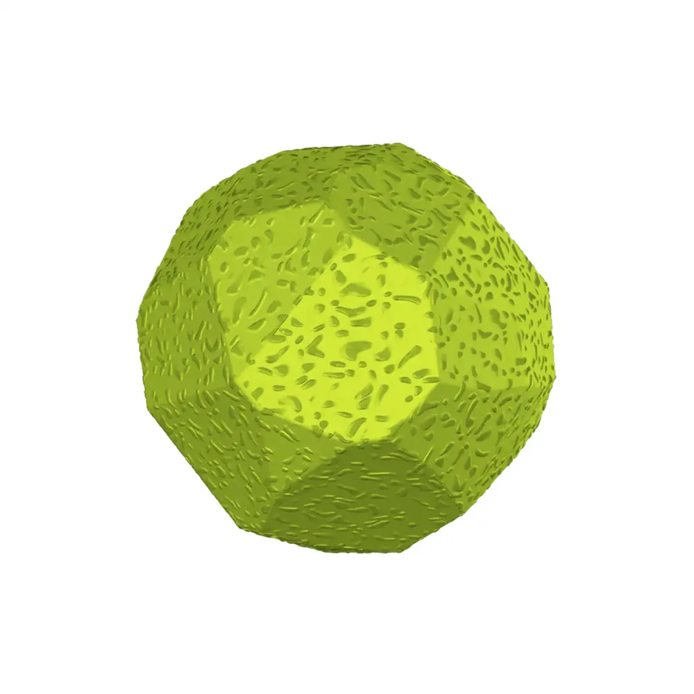 Brinquedo Bola Maciça Rocky Ball Stark Pet Verde