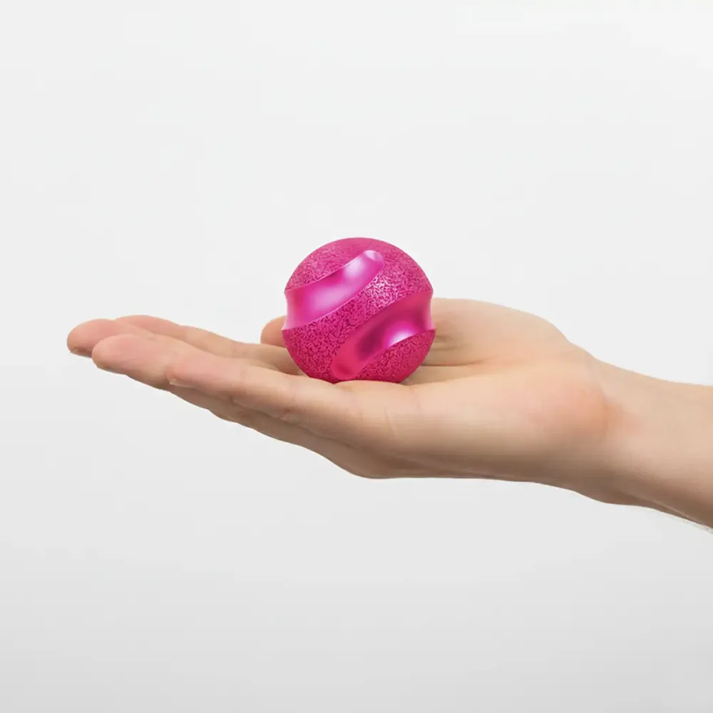 Brinquedo Bola Maciça Slim Ball Stark Pet Rosa — foto 2
