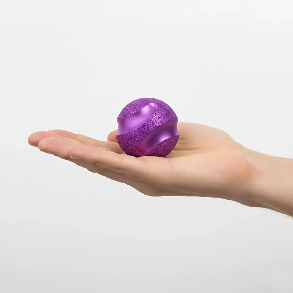 Brinquedo Bola Maciça Slim Ball Stark Pet Roxo — foto 2
