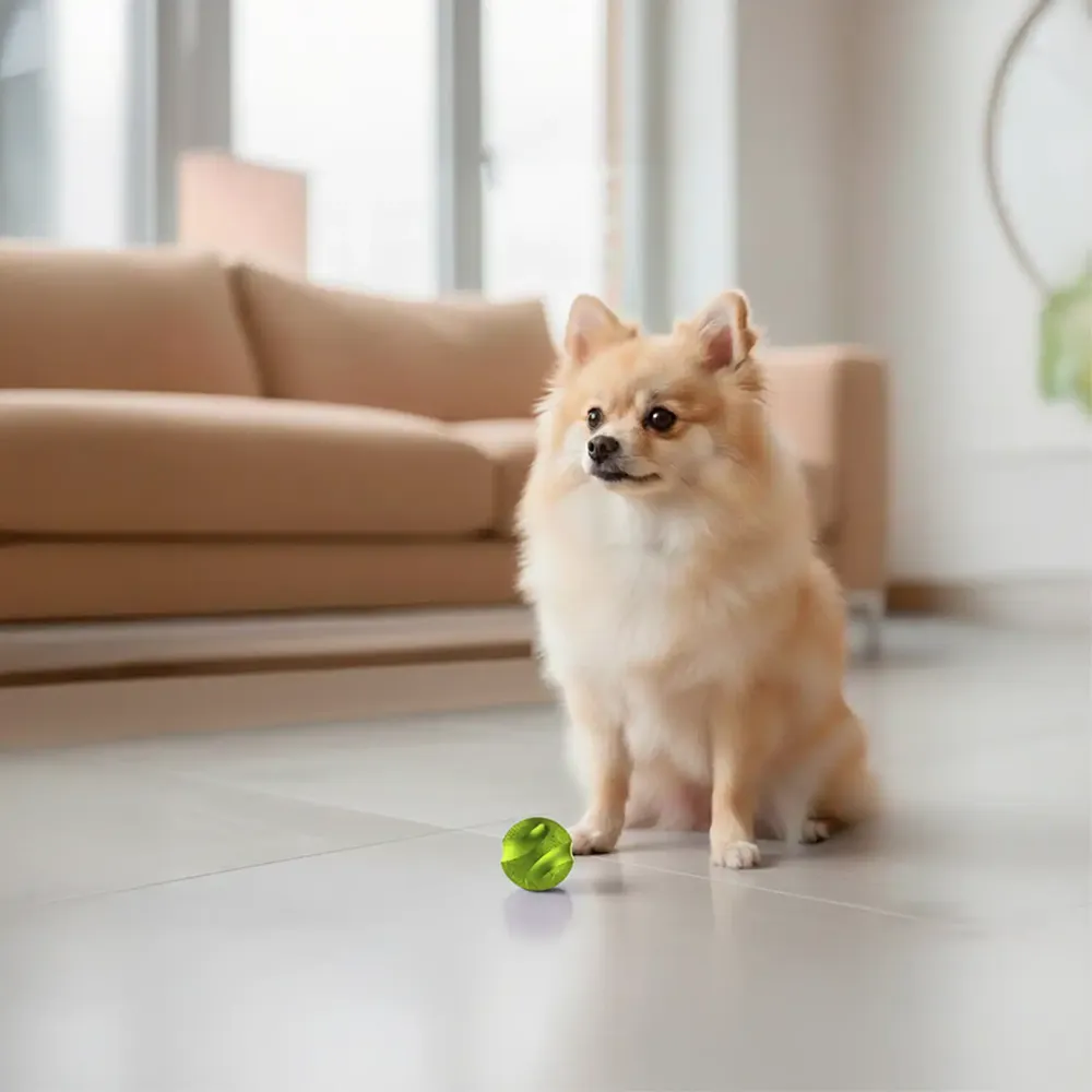 Brinquedo Bola Maciça Slim Ball Stark Pet Verde — foto 6
