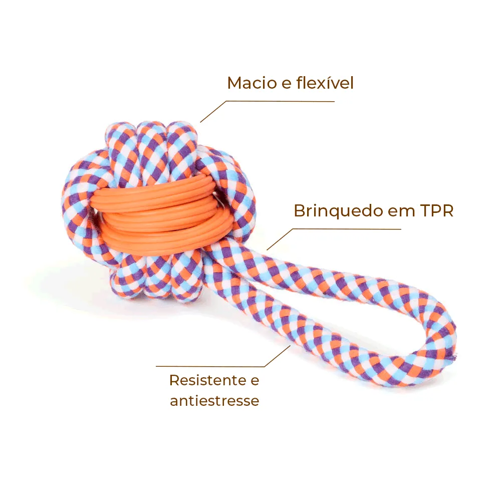 Brinquedo Bolinha Cordão Trançado Flicks — foto 2
