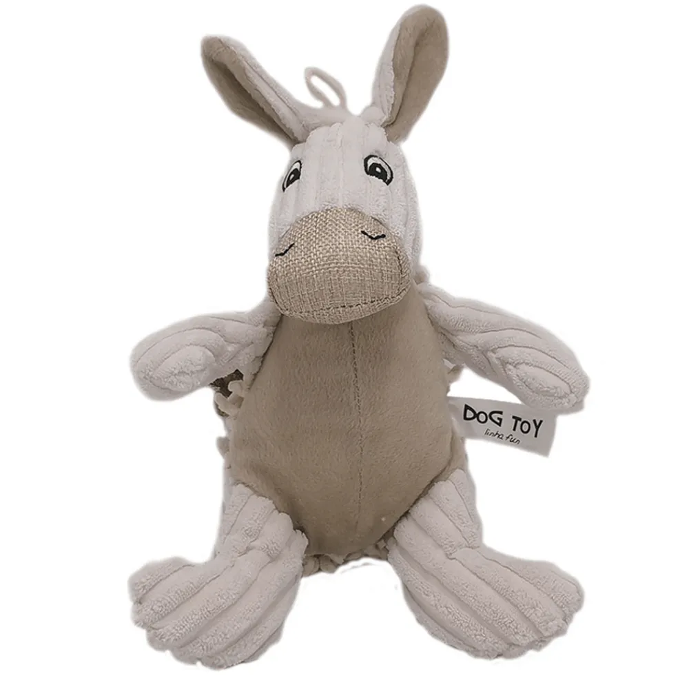Brinquedo Burrinho de Pelúcia Savana