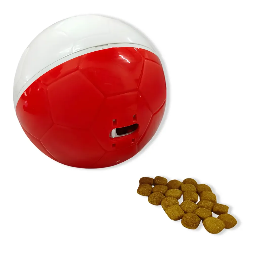 Brinquedo Comedouro Crazy Ball Amicus Vermelho e Branco — foto 2