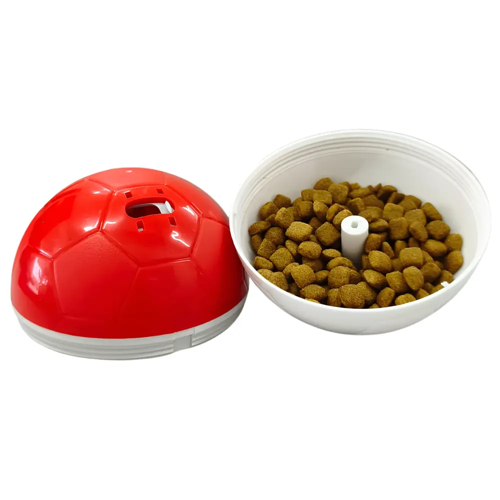 Brinquedo Comedouro Crazy Ball Amicus Vermelho e Branco — foto 3