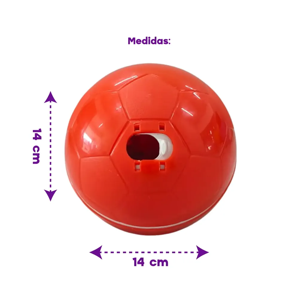 Brinquedo Comedouro Amicus Crazy Ball Vermelho — foto 5