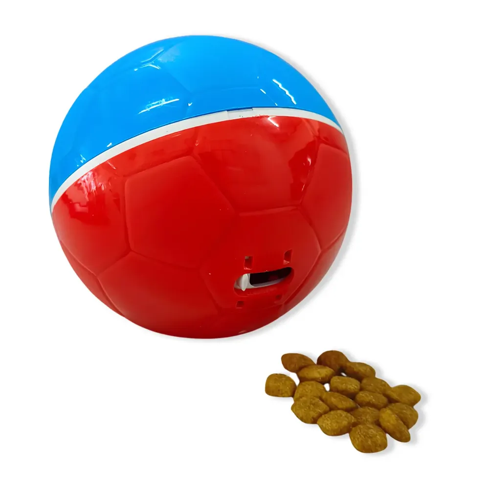 Brinquedo Comedouro Amicus Crazy Ball Vermelho e Azul — foto 2