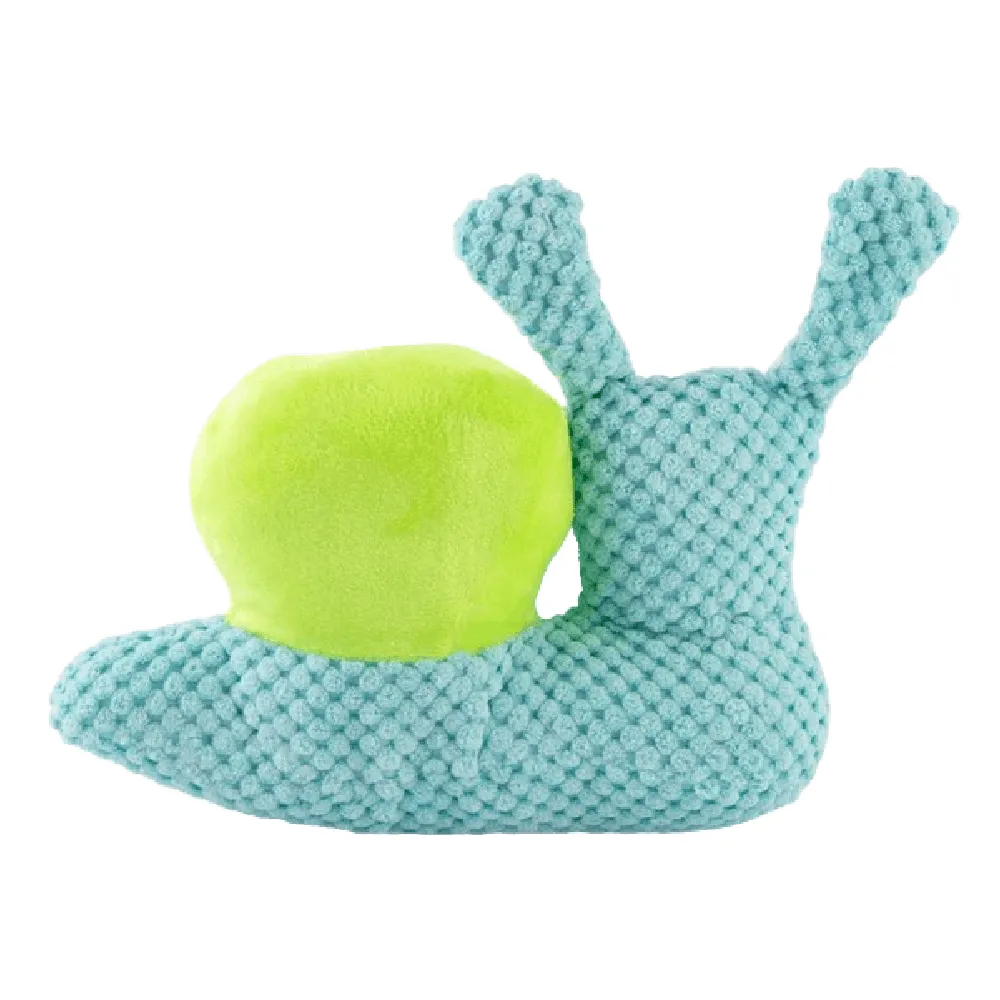 Brinquedo de Pelúcia Caracol Alegre Azul Home Pet — foto 3