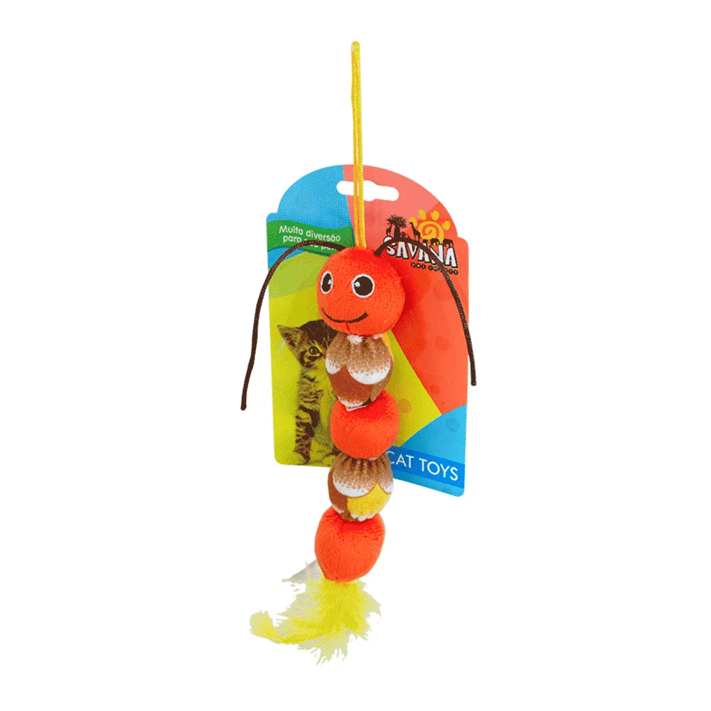 Brinquedo de Pelúcia Centopóeia com Chocalho Savana — foto 2