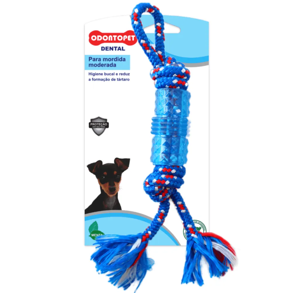 Brinquedo Dentalbone Tubo com Corda Odontopet — foto 5