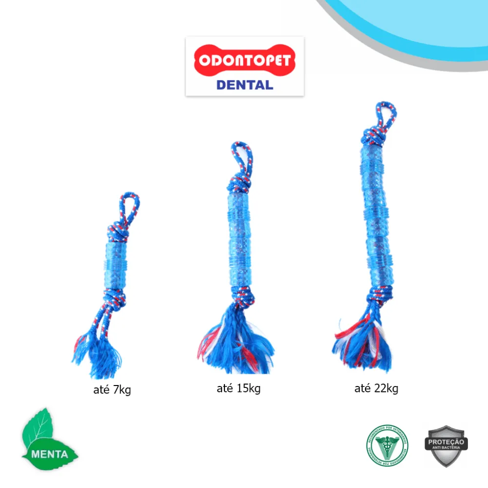 Brinquedo Dentalbone Tubo com Corda Odontopet — foto 6