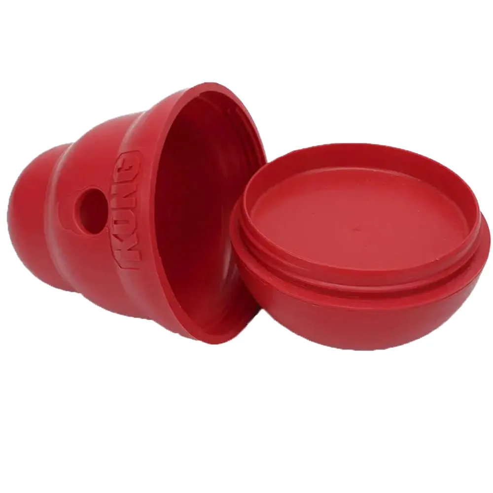 Brinquedo Dispenser para Ração ou Petisco Kong Wobbler Vermelho — foto 2