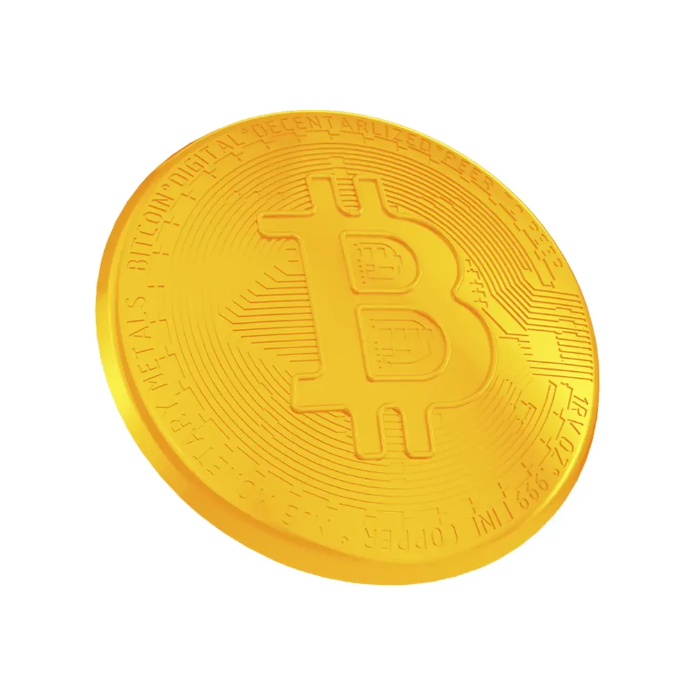 Brinquedo Fresbee Bitcoin Stark Pet Amarelo — foto 2