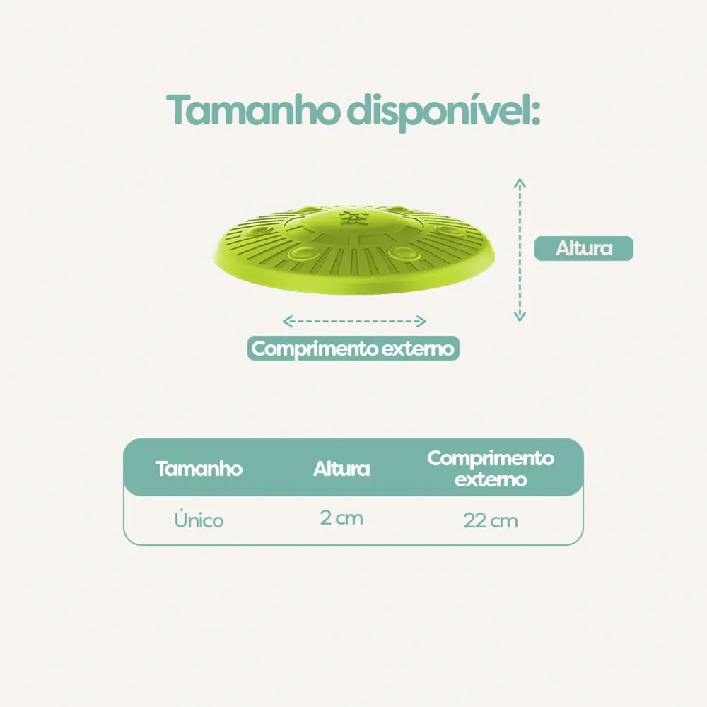 Brinquedo Fresbee Disco Voador Stark Pet Verde — foto 6
