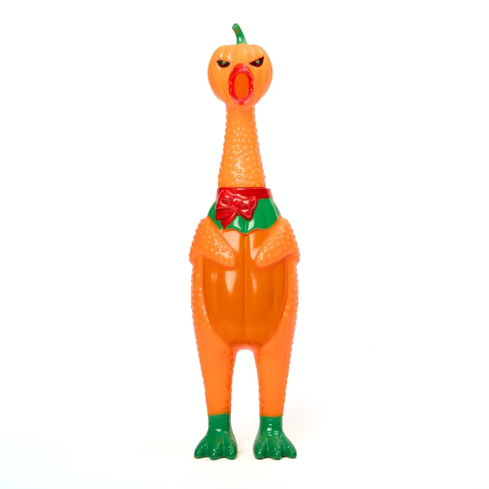 Brinquedo Halloween Monstrinho Vinil Laranja Savana