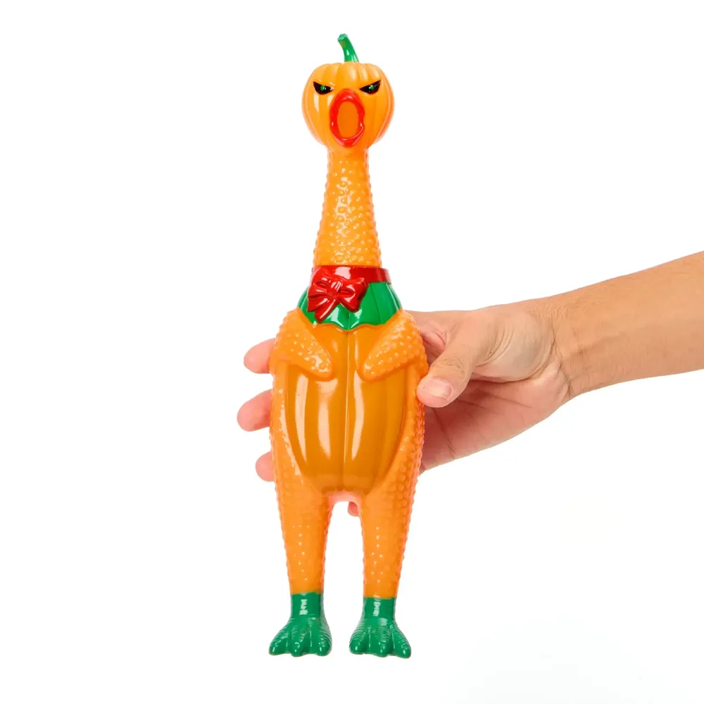 Brinquedo Halloween Monstrinho Vinil Laranja Savana — foto 4
