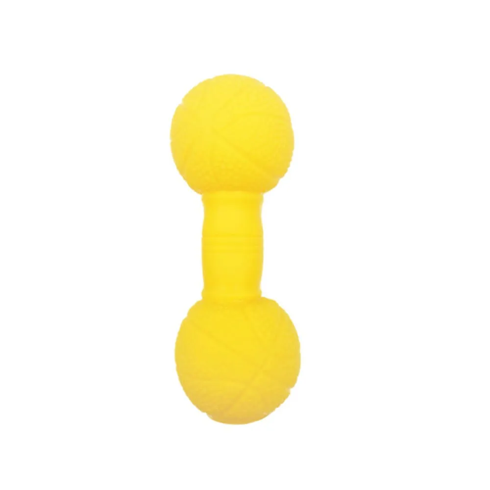 Brinquedo Halteres Grande Animania Amarelo