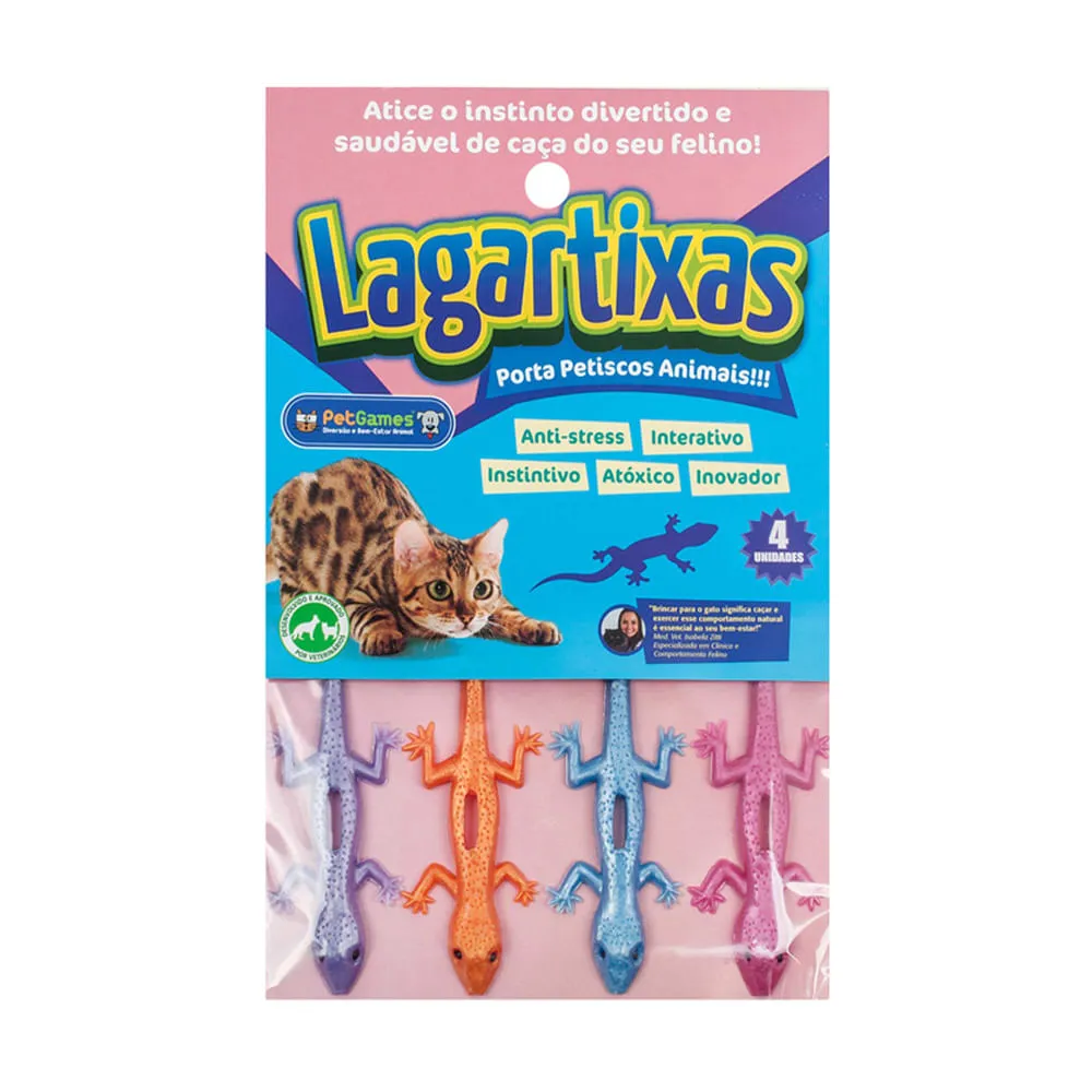 Brinquedo Interativo para Gatos Lagartixas Pet Games — foto 6