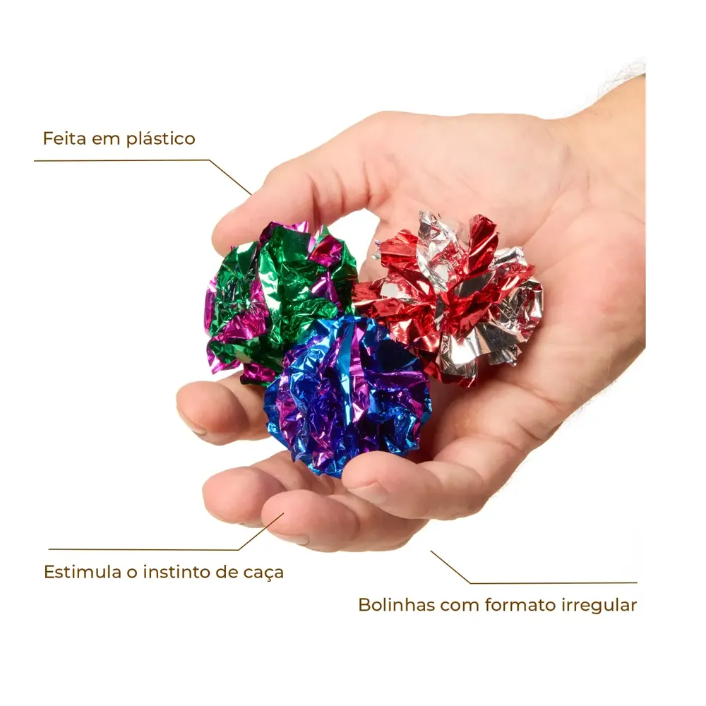 Brinquedo Ju Ju Ball Flicks com 3 Unidades — foto 2