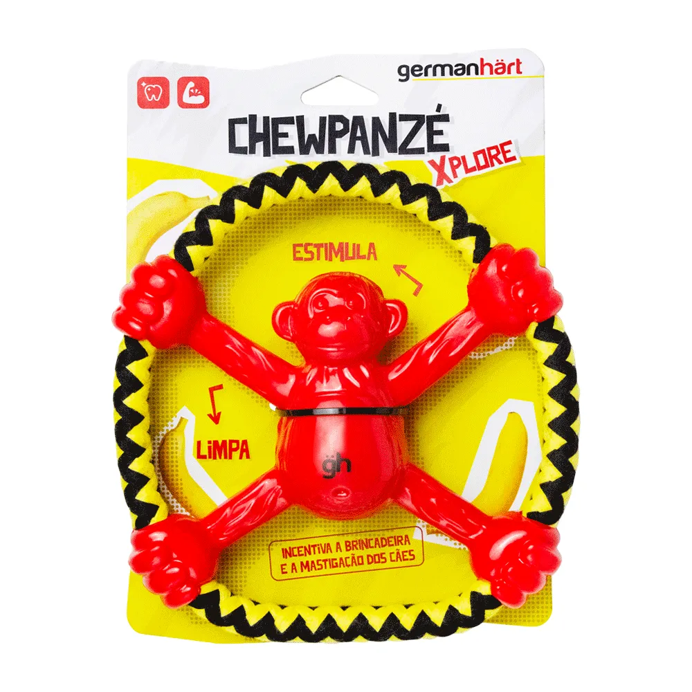 Brinquedo Macaco com Corda Chewpanzé para Cães GermanHart — foto 2