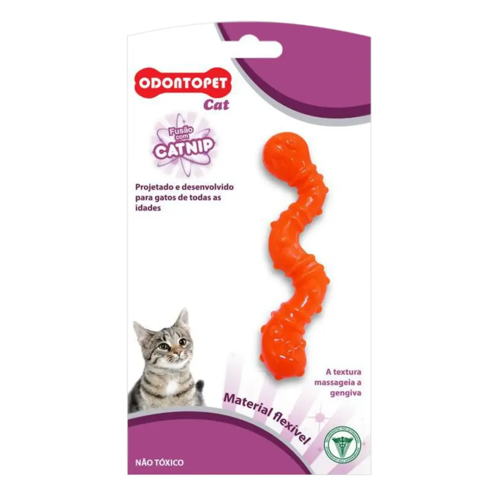 Brinquedo Minhoca com Catnip Odontopet Cat — foto 4