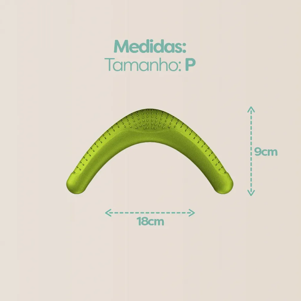 Brinquedo Mordedor Boomerang Stark Pet Verde — foto 6
