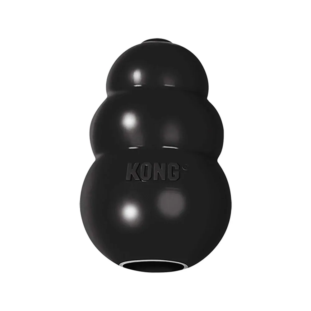 Brinquedo Mordedor com Dispenser para Petisco Preto Kong Extreme — foto 4