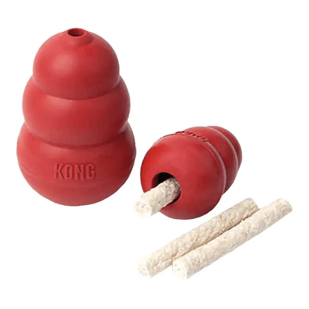 Brinquedo Mordedor com Dispenser para Petisco Vermelho Kong Classic — foto 6
