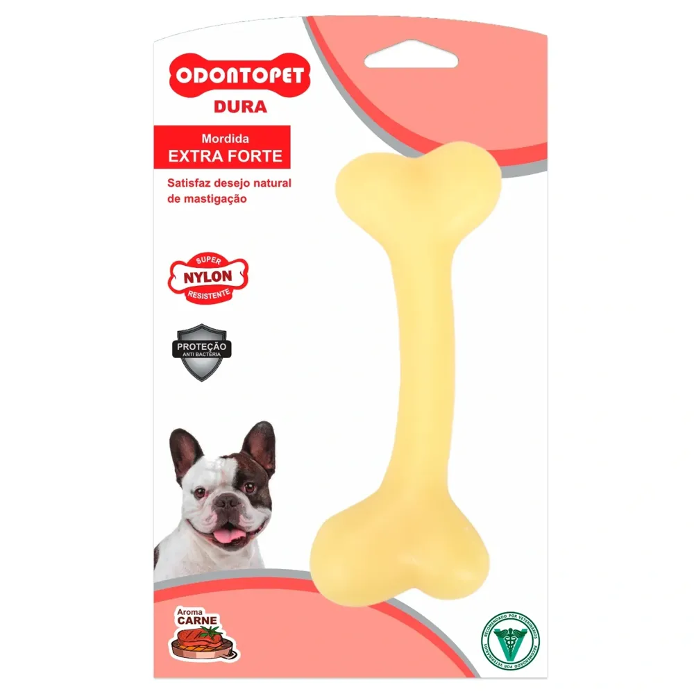 Brinquedo Mordedor Osso Curvo Newbone Odontopet — foto 4