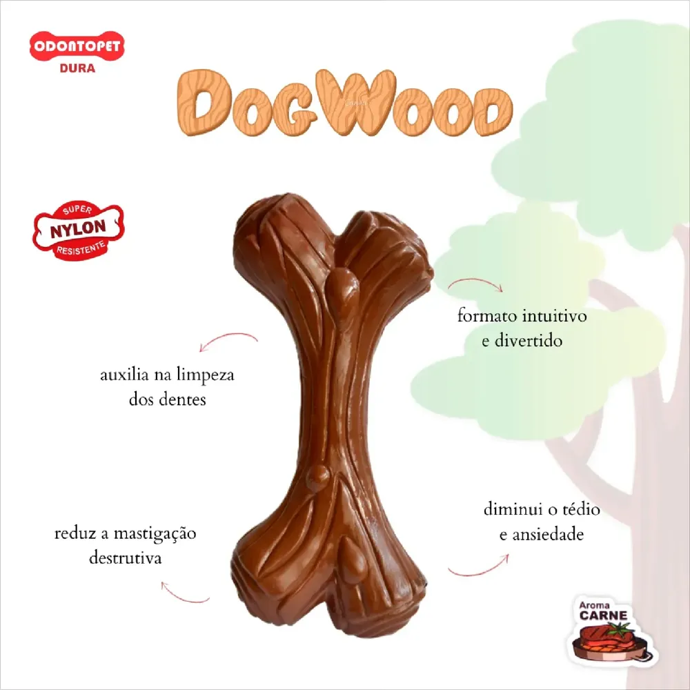 Brinquedo Mordedor Osso Dogwood Odontopet — foto 6