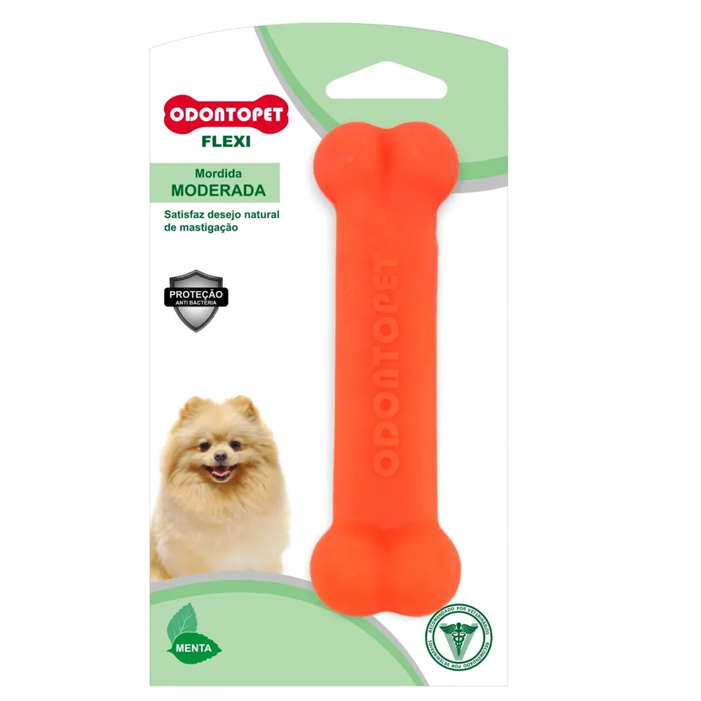 Brinquedo Mordedor Osso Odontopet Petit Flexível — foto 3