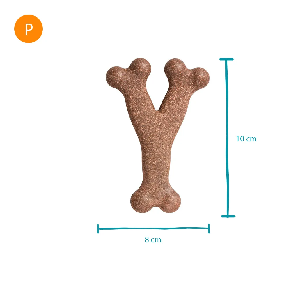 Brinquedo Mordedor Osso Wishbone Jambo Bacon — foto 3