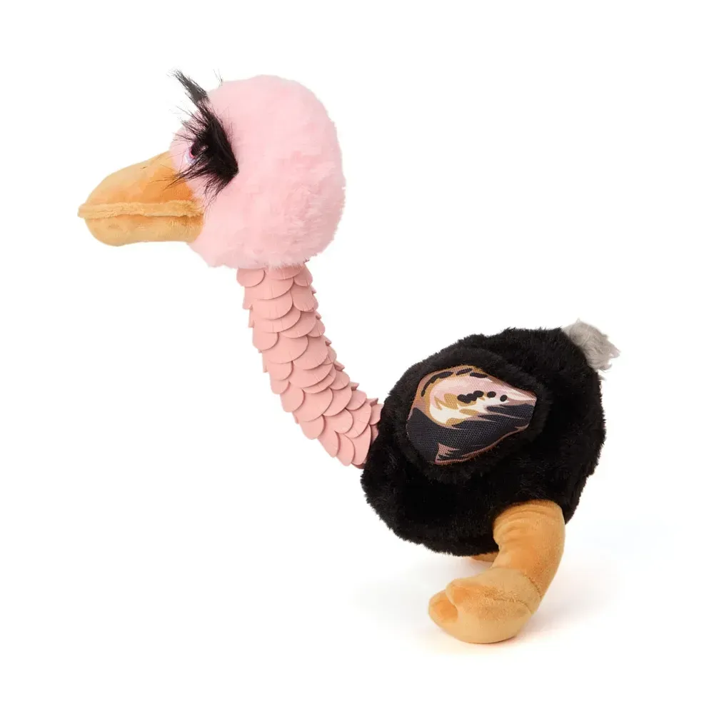 Brinquedo Mordedor Pelúcia Avestruz Jambo Pet — foto 5