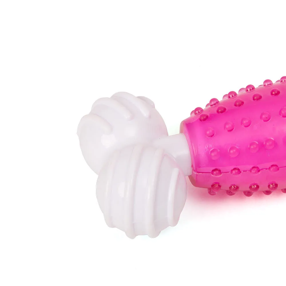 Brinquedo Mordedor Ossinho Flicks Pink — foto 3