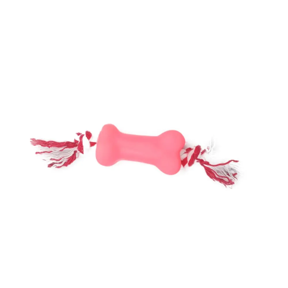 Brinquedo Osso Baby Com Corda Animania Rosa