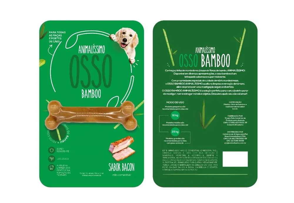 Brinquedo Osso Bamboo I Animalíssimo Pequeno — foto 2