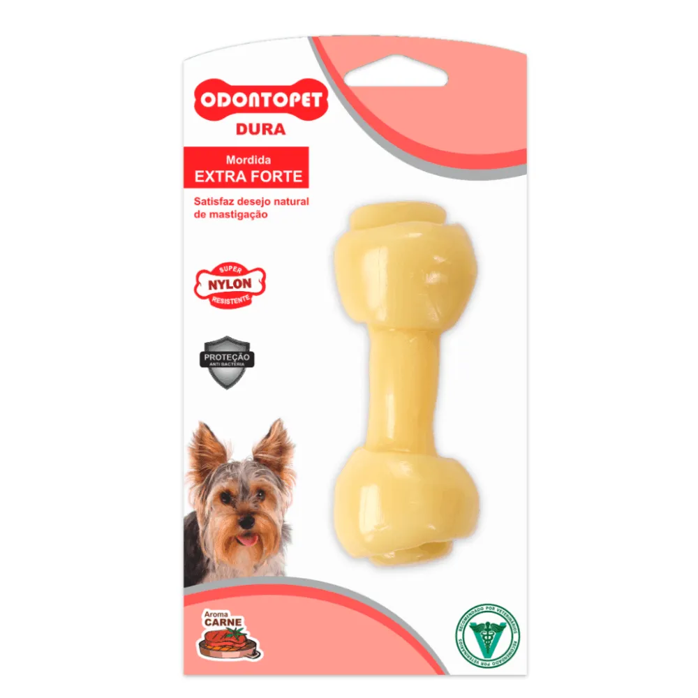 Brinquedo Osso Durabone Odontopet Bege — foto 4