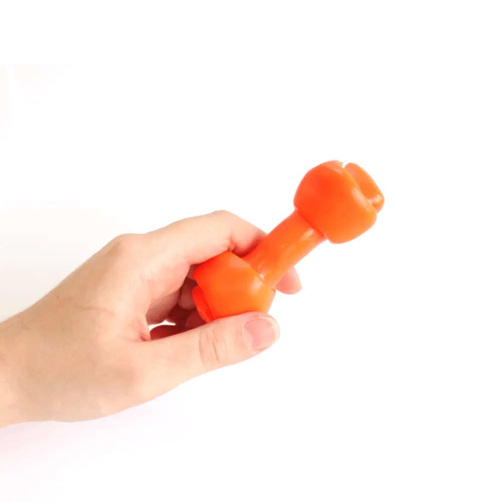 Brinquedo Osso Flexi Bone Laranja Odontopet — foto 3