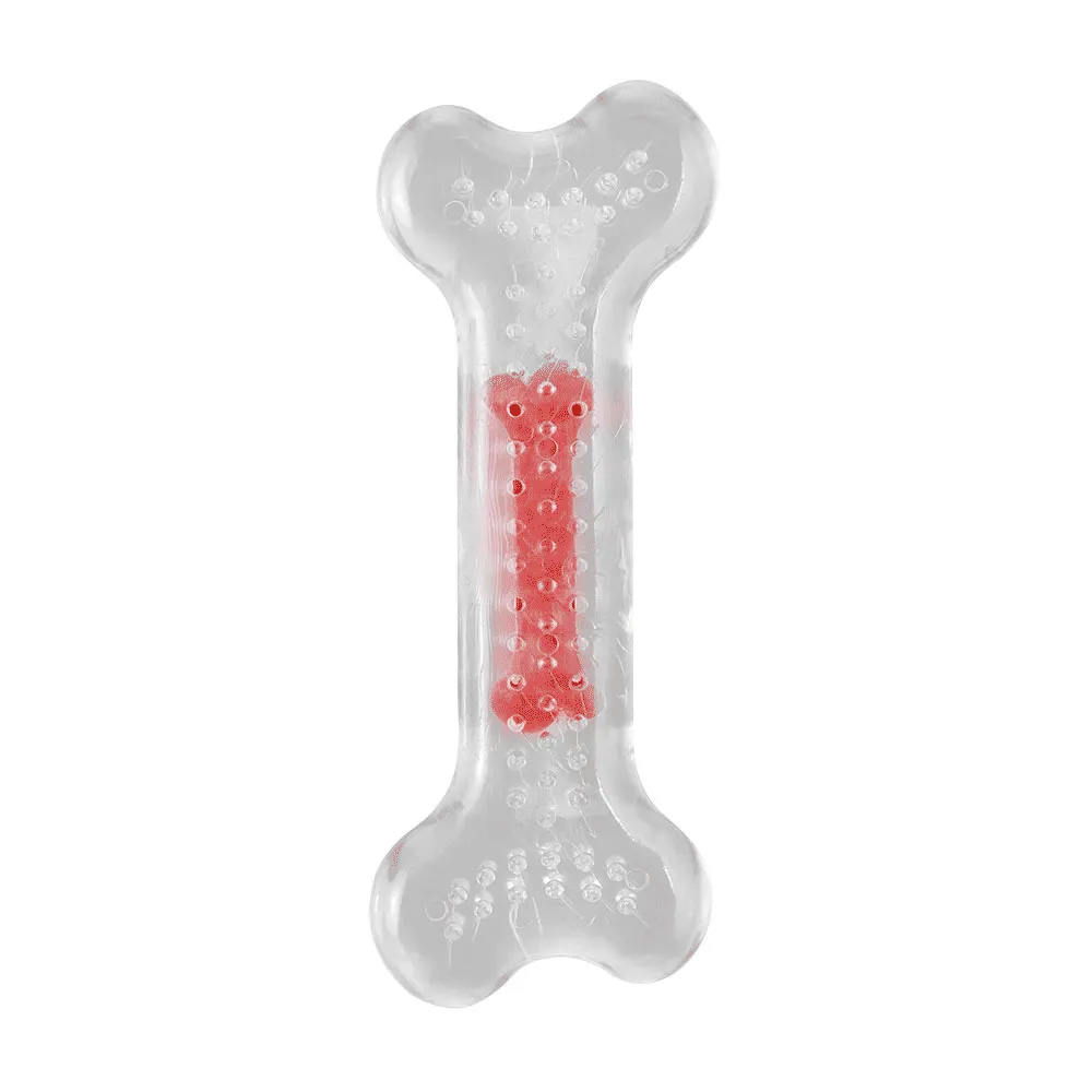 Brinquedo Osso Silicone Boninho Carne Jambo