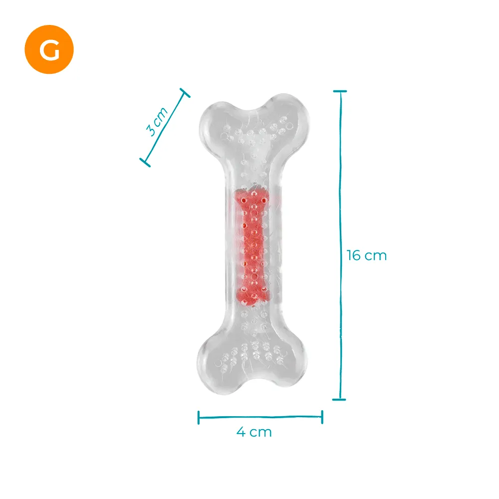 Brinquedo Osso Silicone Boninho Carne Jambo — foto 3