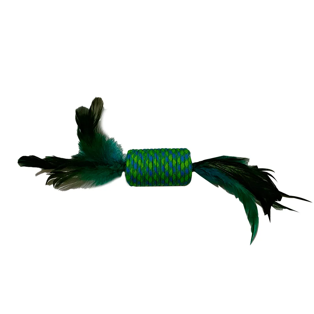 Brinquedo para Gatos Circulo Luxo com Penas Savana Pet