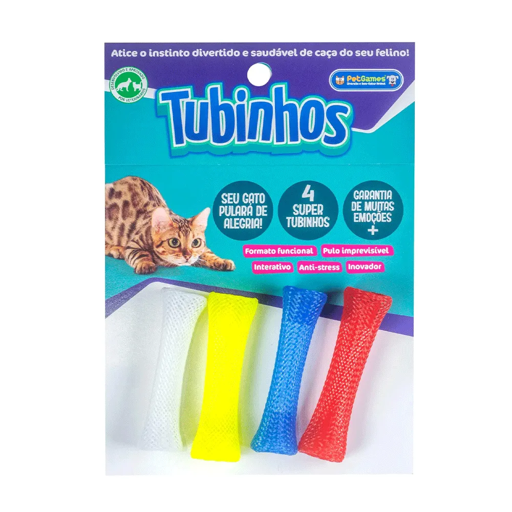 Brinquedo para Gatos Tubinhos Pet Games — foto 3