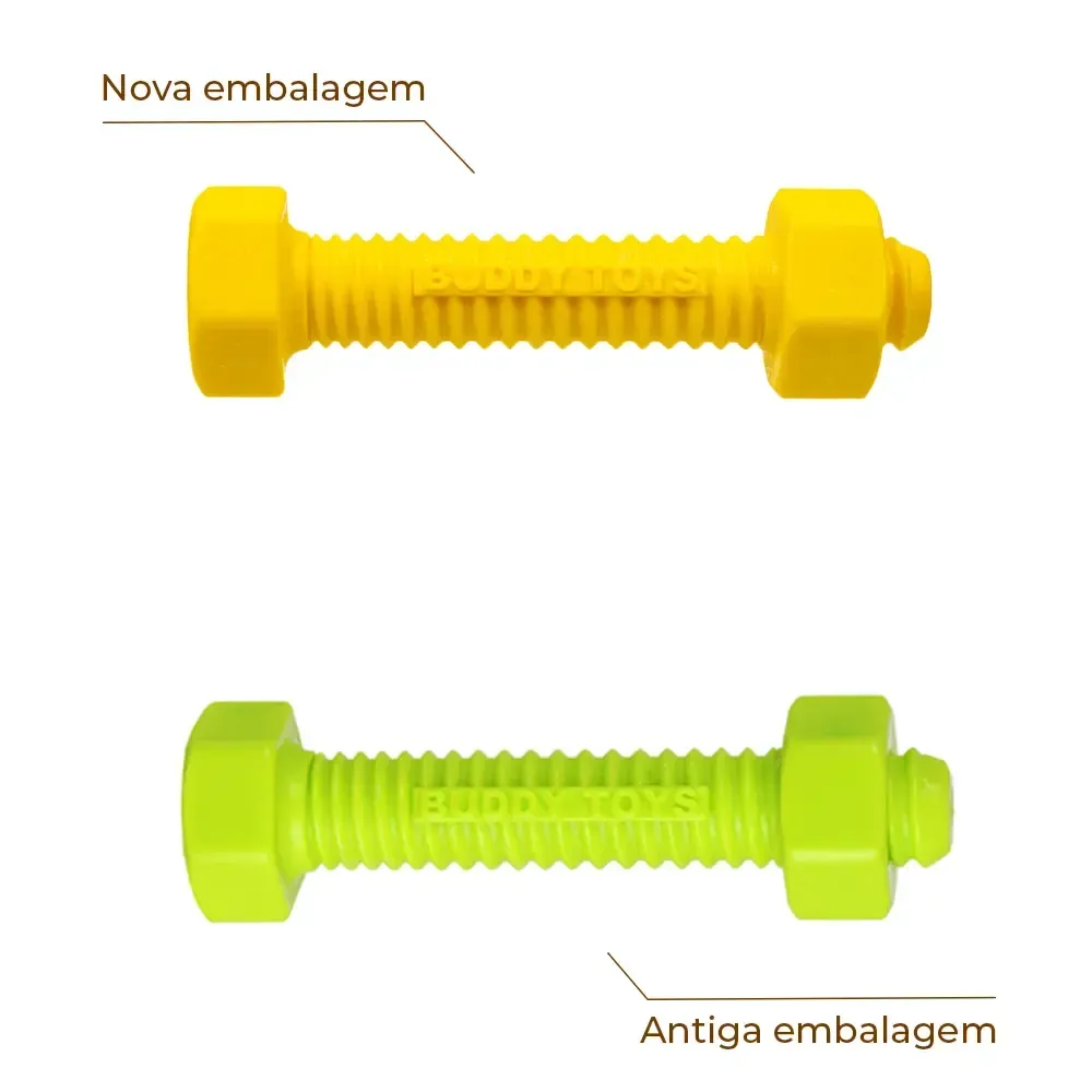 Brinquedo Mordedor Parafuso Nylon Buddy Toys — foto 2